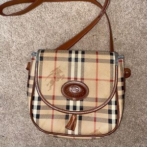 Burberry leather cross body bag